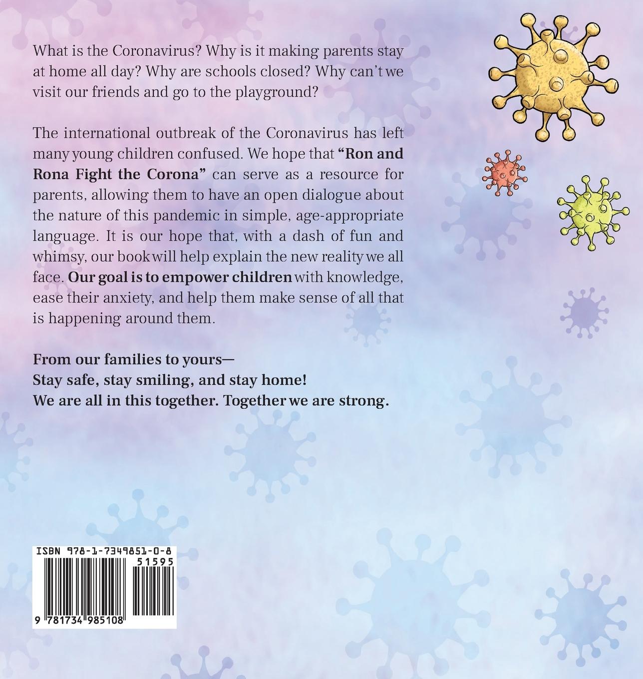 Rückseitencover Ron and Rona Fight the Corona