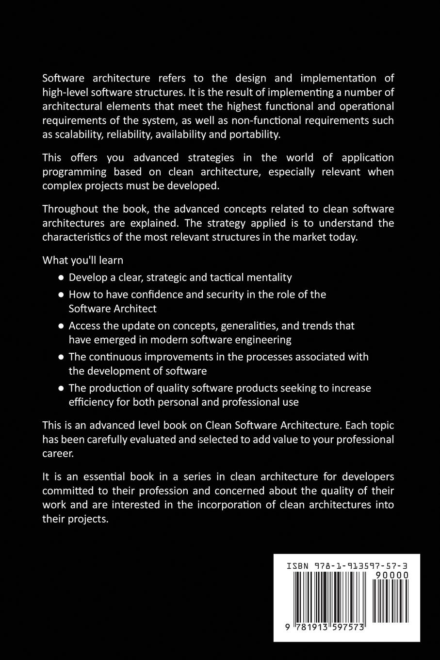 Rückseitencover CLEAN ARCHITECTURE