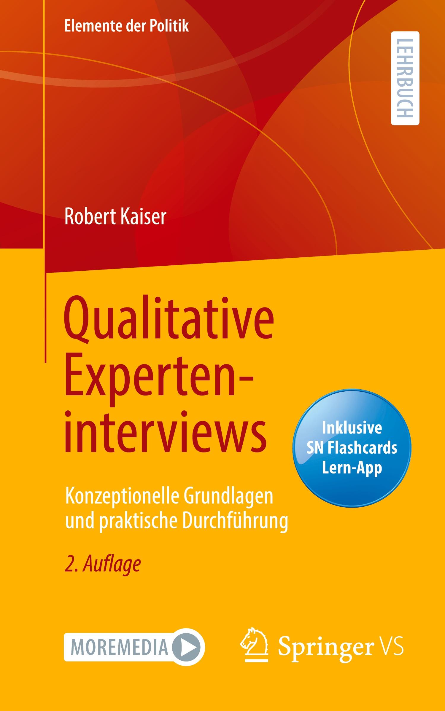 Vorderes Coverbild Qualitative Experteninterviews
