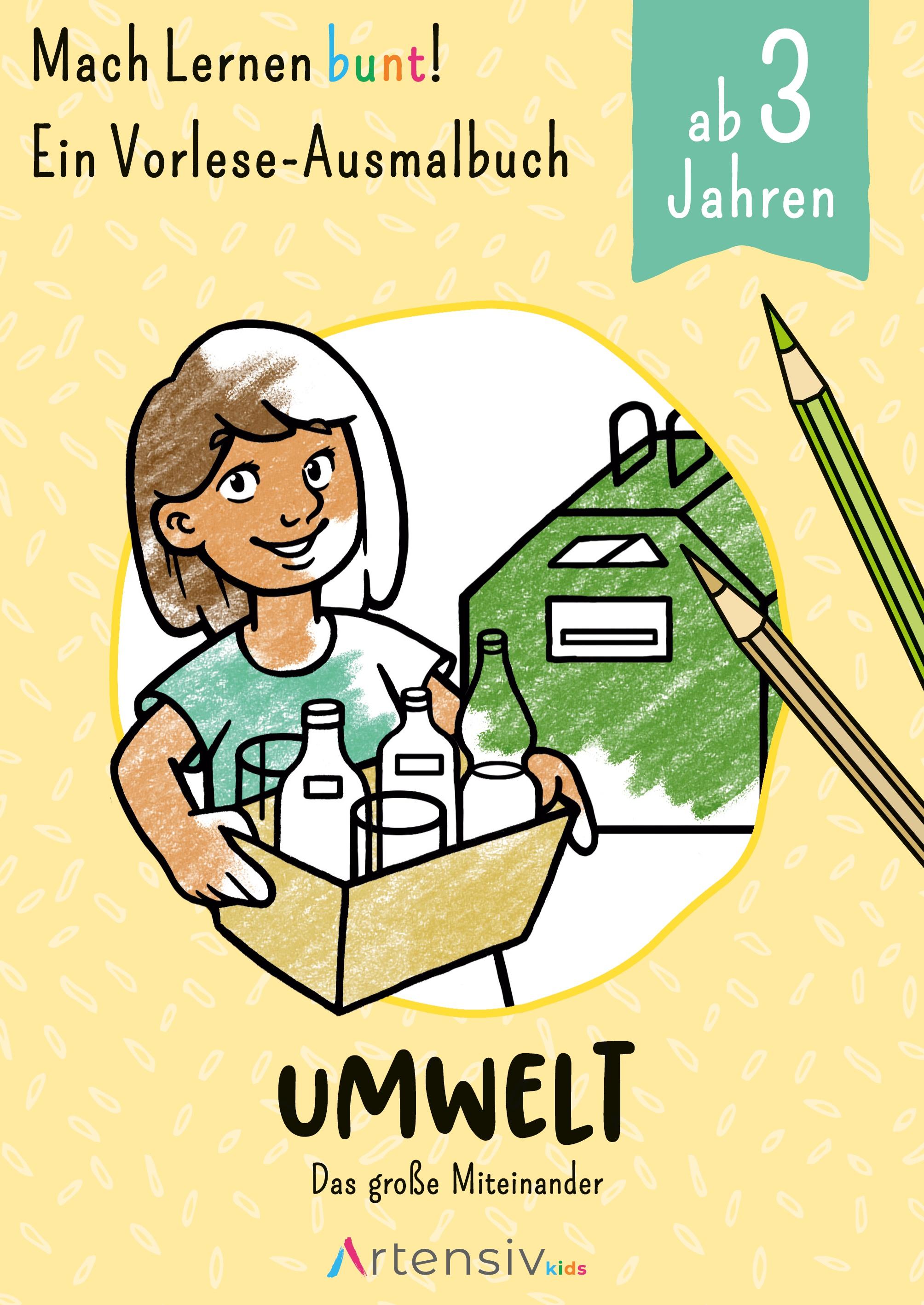 Vorderes Coverbild Umwelt - Ein Vorlese-Malbuch für Kinder ab 3 Jahren