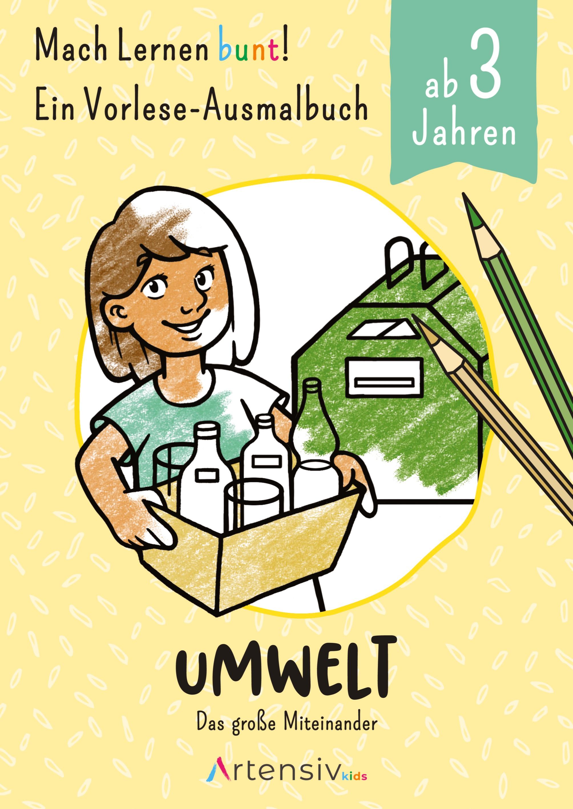 Vorderes Coverbild Umwelt - Ein Vorlese-Malbuch für Kinder ab 3 Jahren