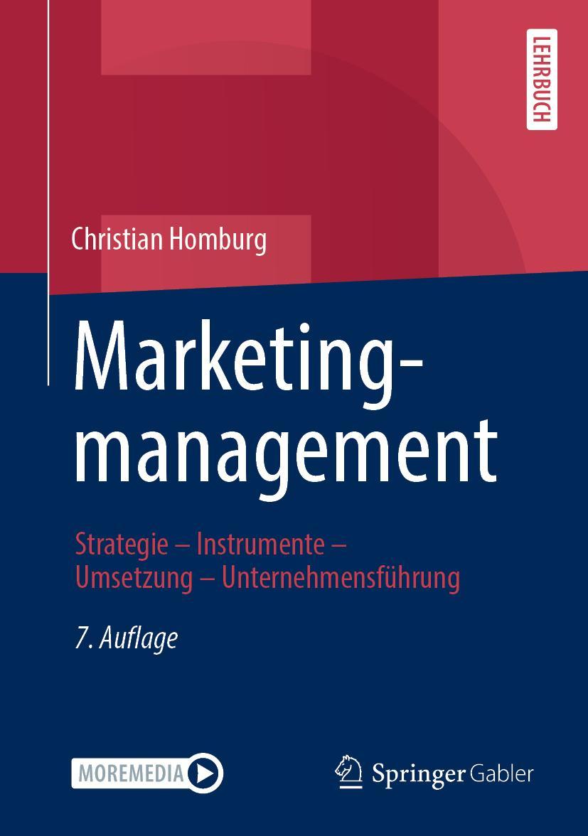 Vorderes Coverbild Marketingmanagement
