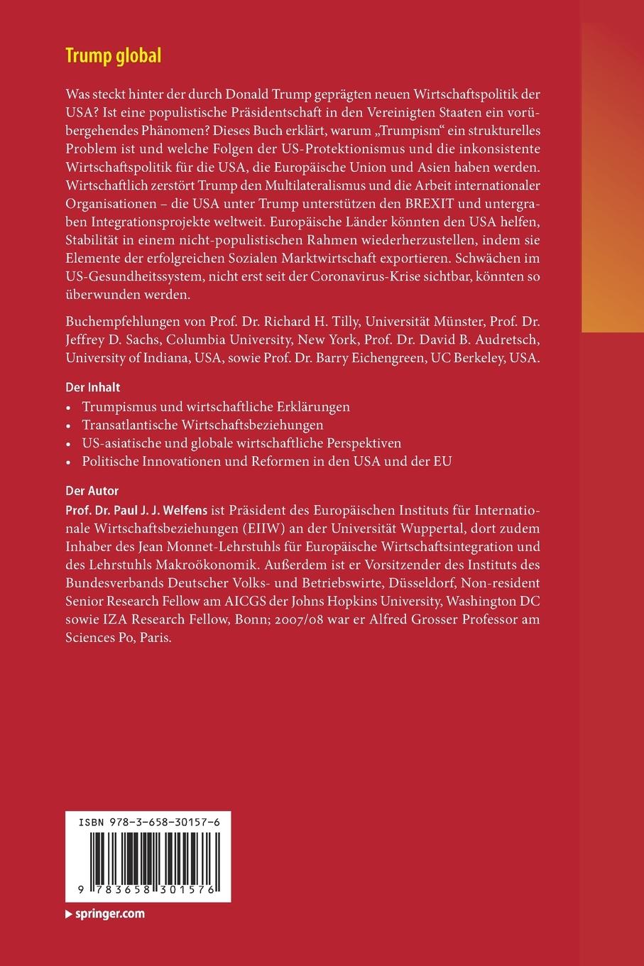 Rückseitencover Trump global