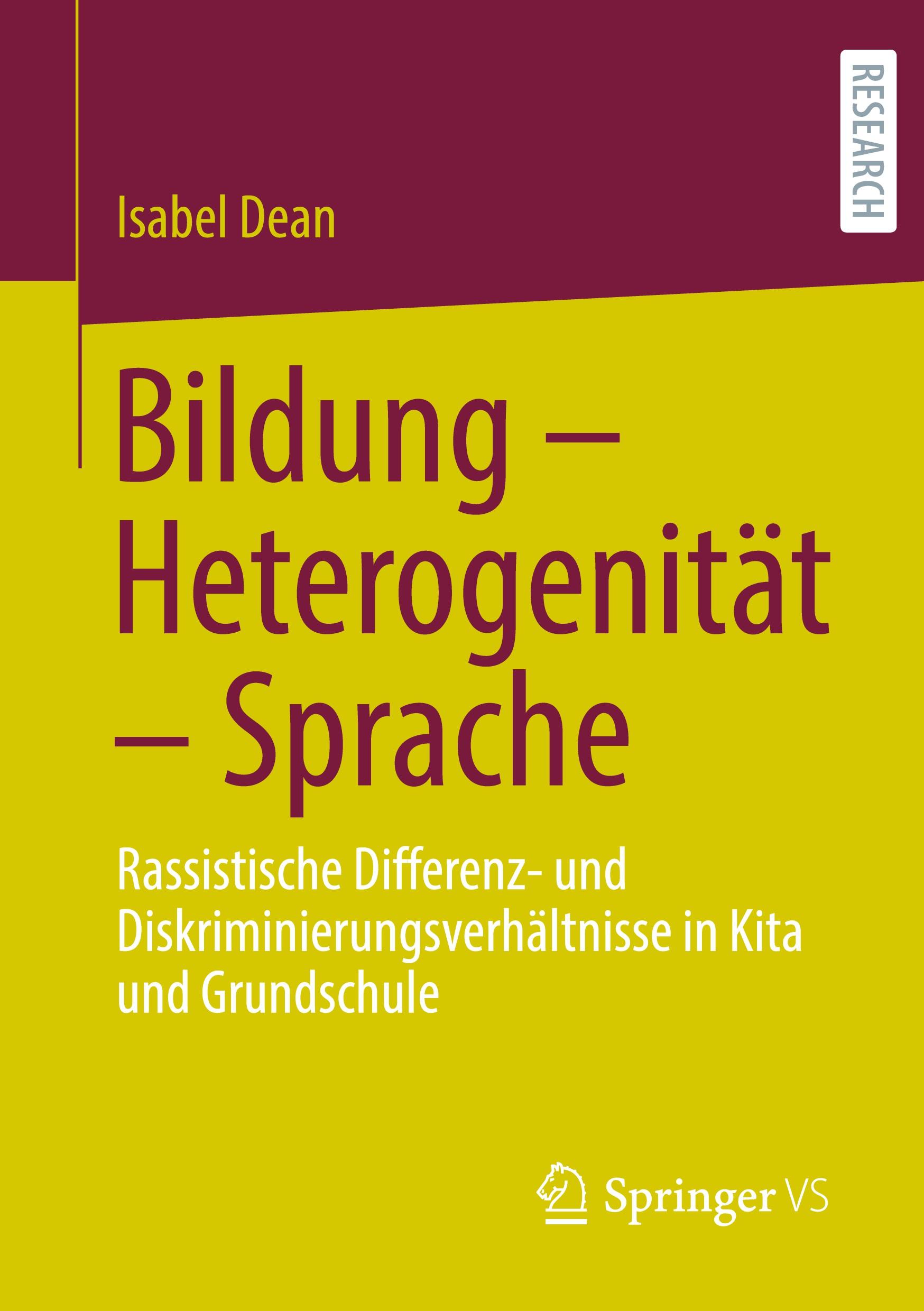 Vorderes Coverbild Bildung - Heterogenität - Sprache