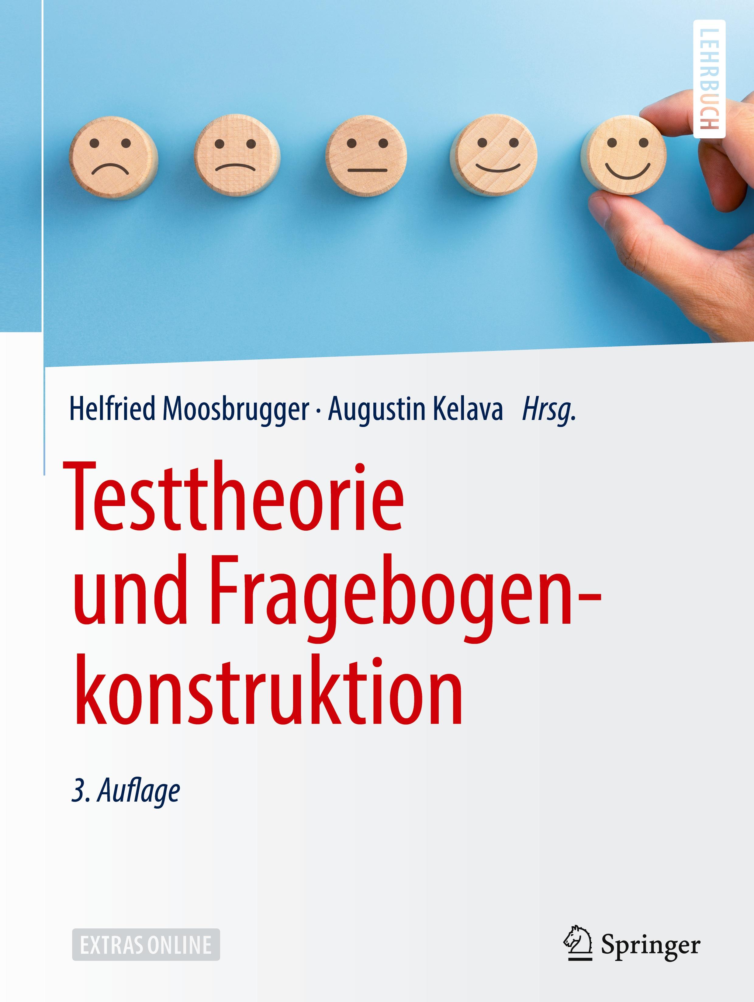 Vorderes Coverbild Testtheorie und Fragebogenkonstruktion