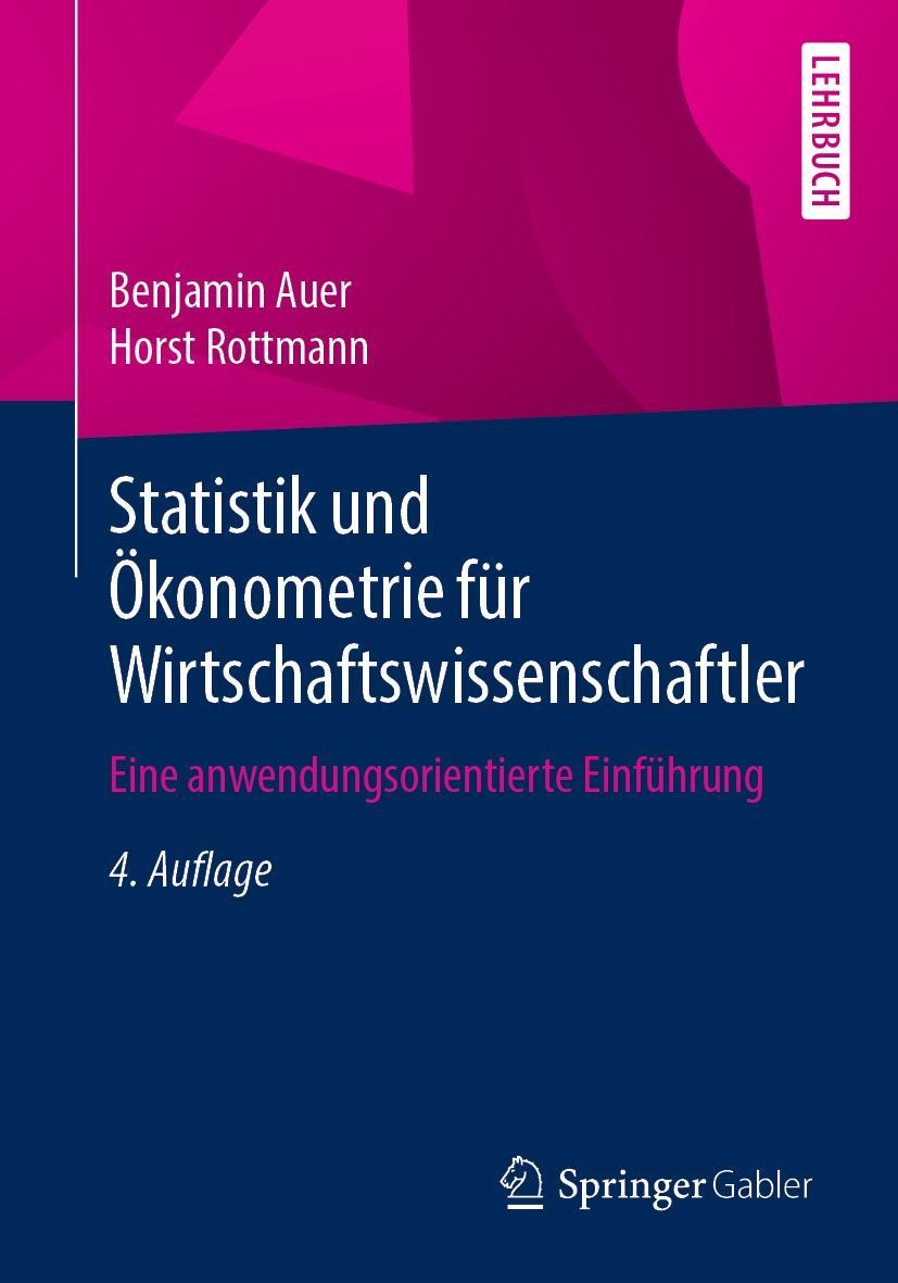 Vorderes Coverbild Statistik und Ökonometrie für Wirtschaftswissenschaftler