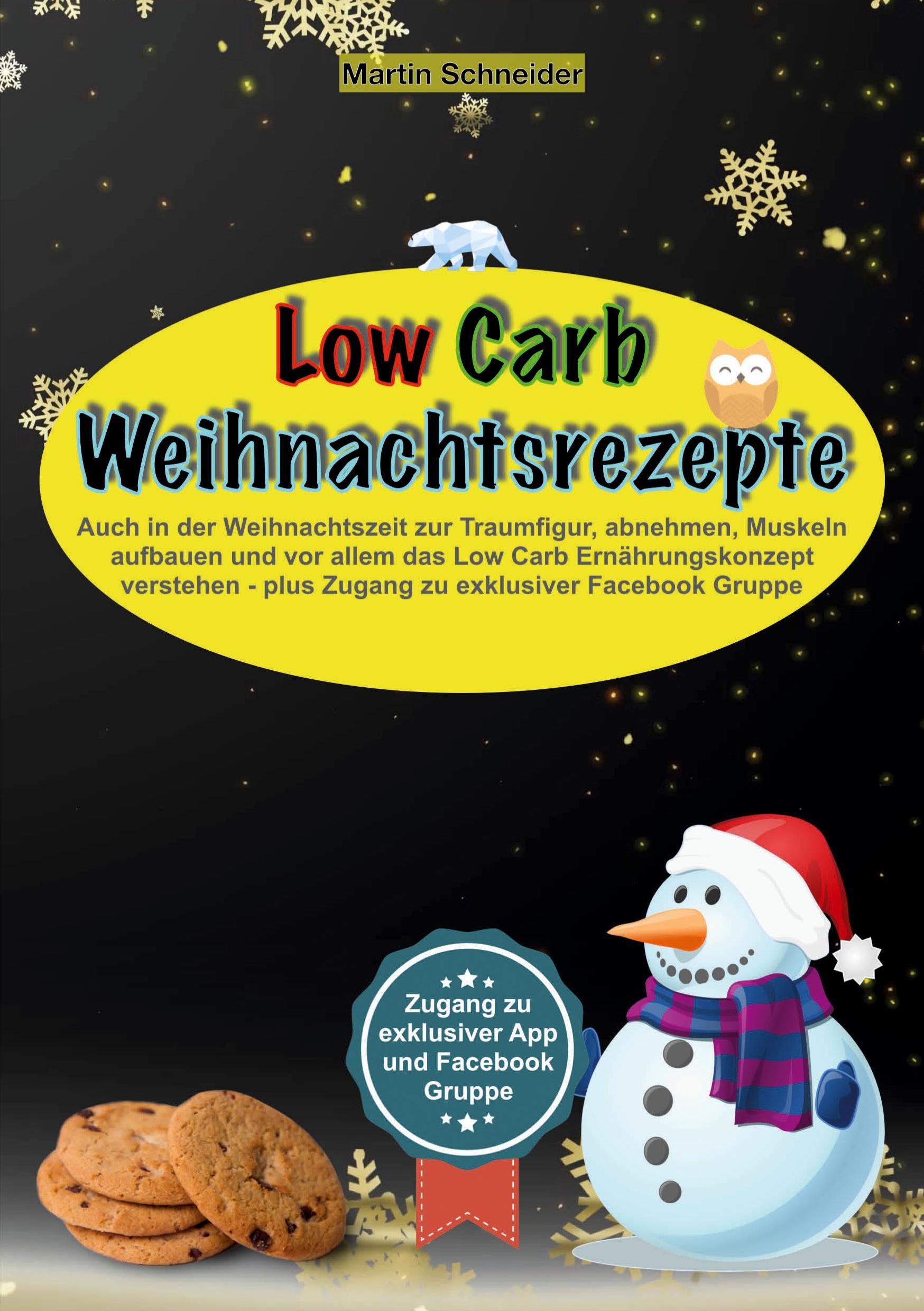 Vorderes Coverbild Low Carb Weihnachtsrezepte