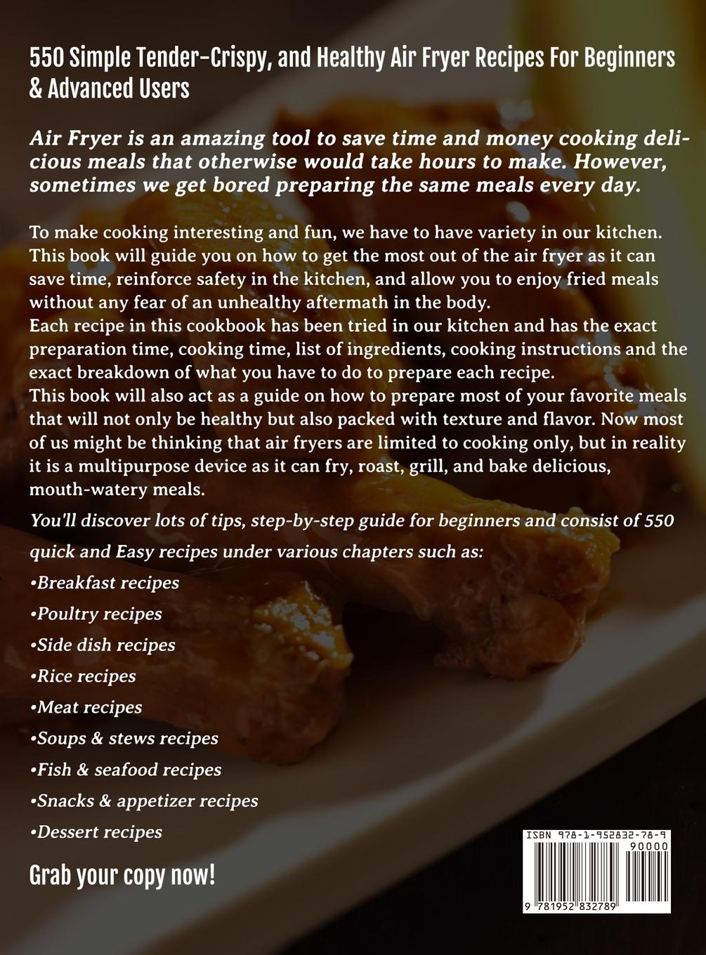 Rückseitencover Air Fryer Cookbook 2020