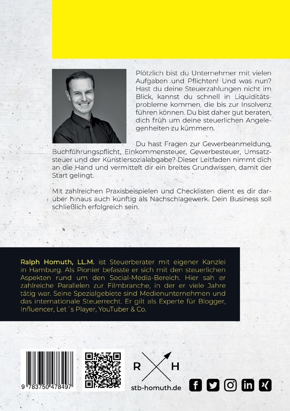 Rückseitencover Vom Influencer zum Insolvenzer