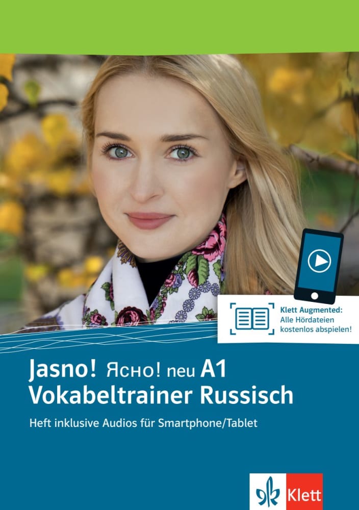 Vorderes Coverbild Jasno! neu A1. Heft + Klett Augmented