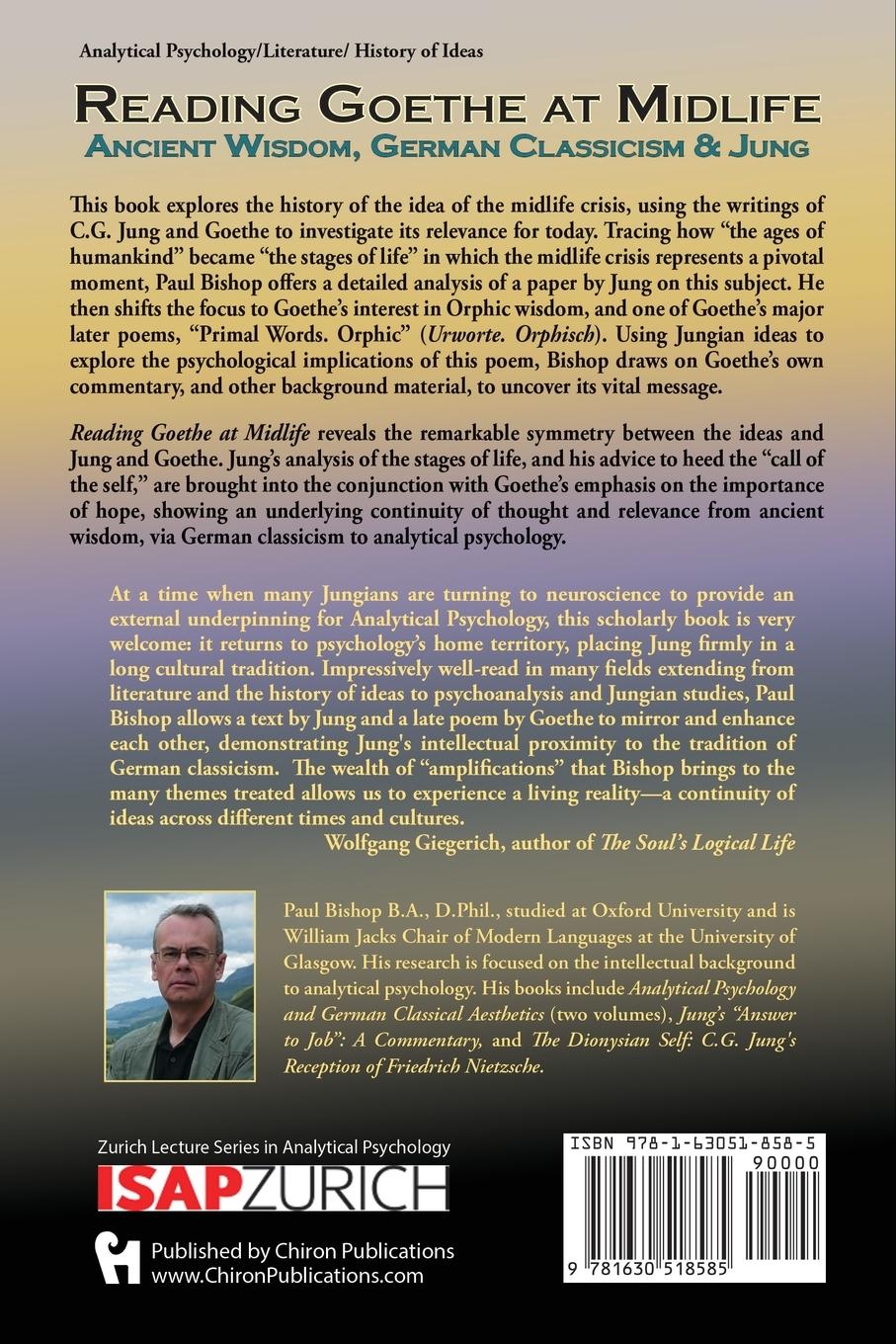 Rückseitencover Reading Goethe at Midlife