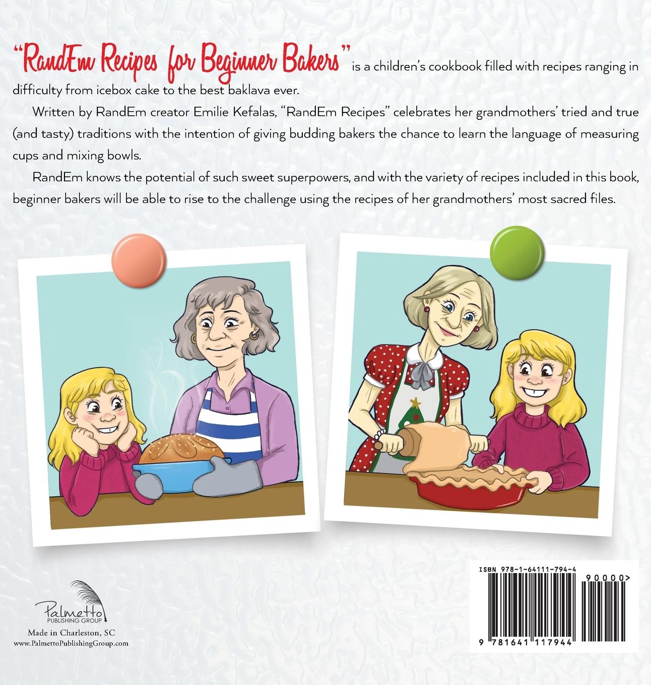 Rückseitencover RandEm Recipes for Beginner Bakers