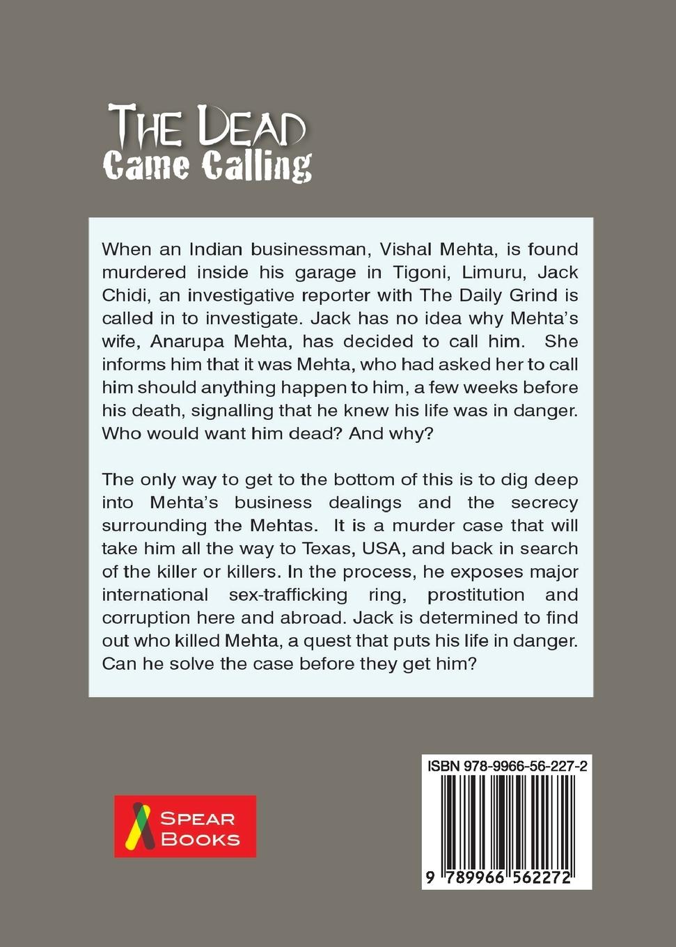 Rückseitencover The Dead Came Calling