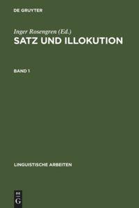 Vorderes Coverbild Satz und Illokution