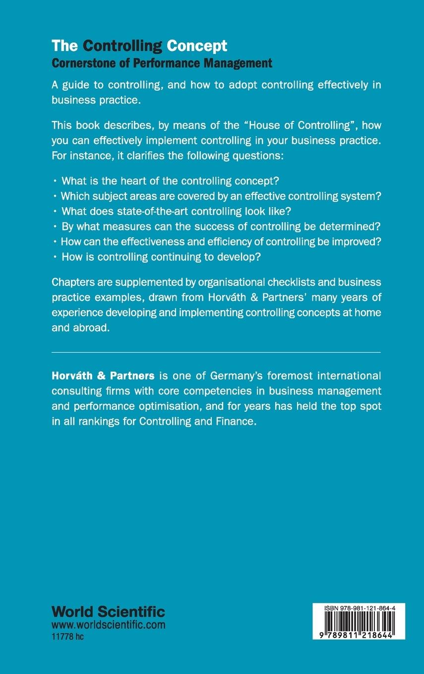 Rückseitencover CONTROLLING CONCEPT, THE