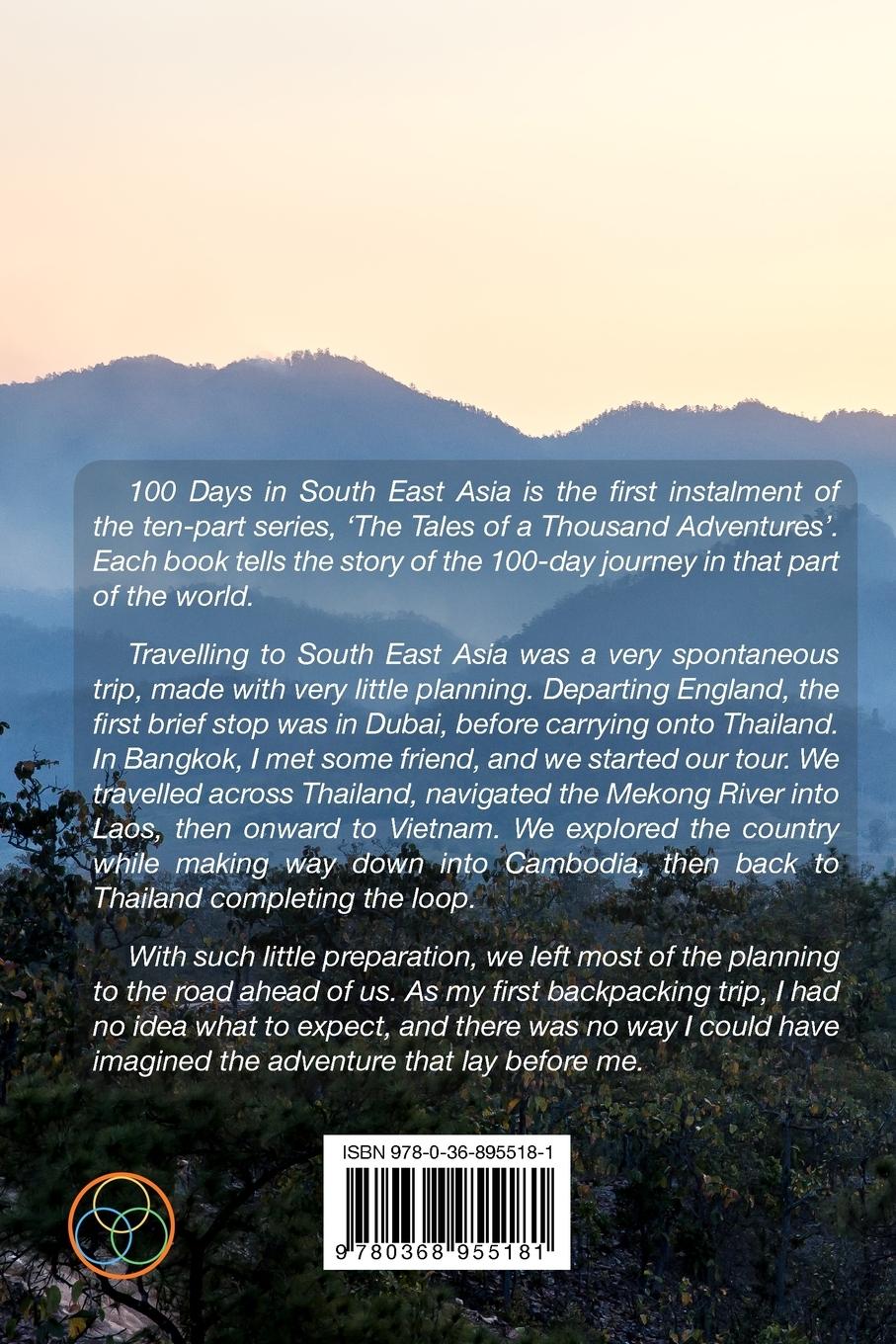 Rückseitencover Book 1 - 100 Days in South East Asia