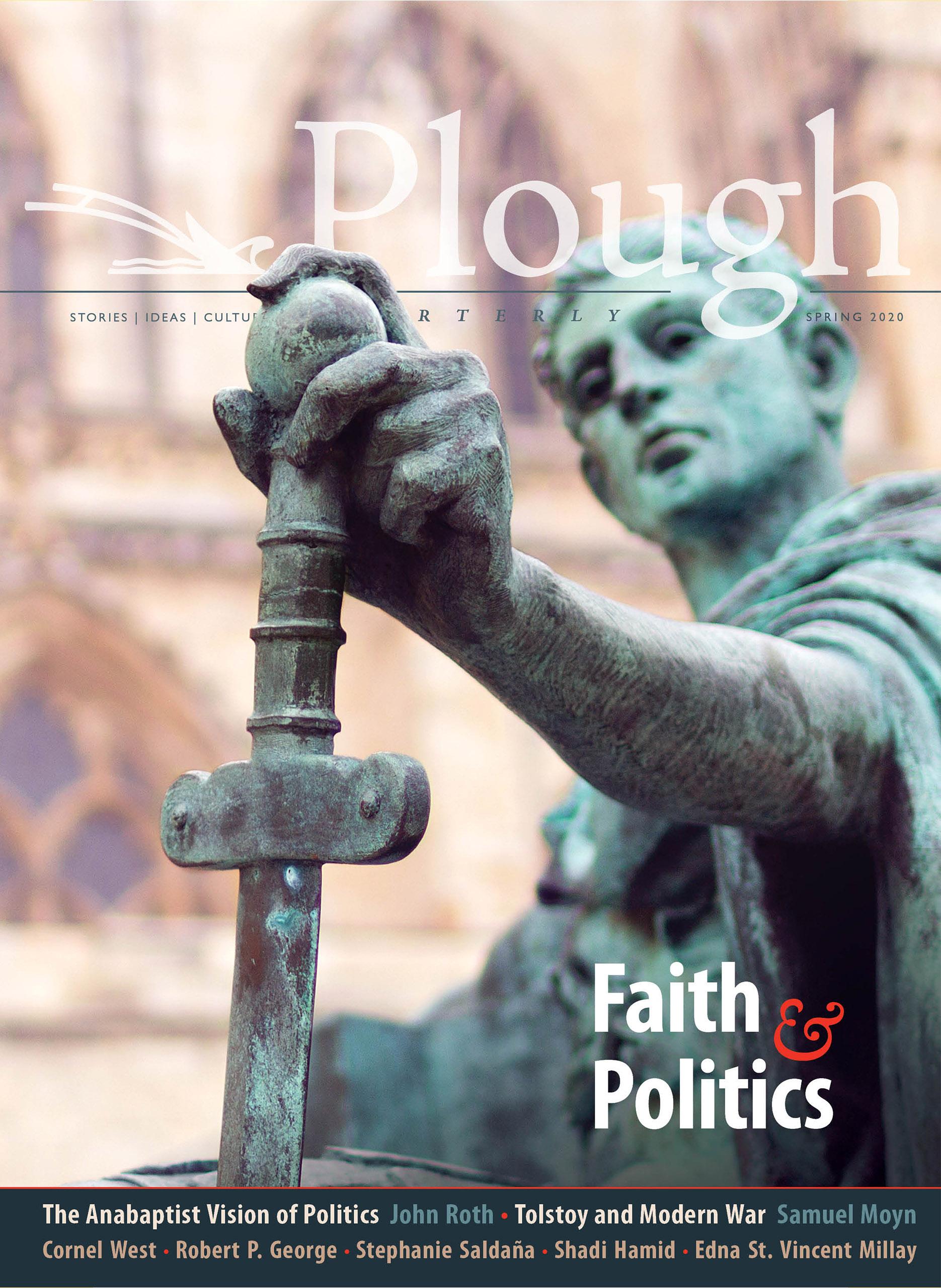 Vorderes Coverbild Plough Quarterly No. 24 - Faith and Politics