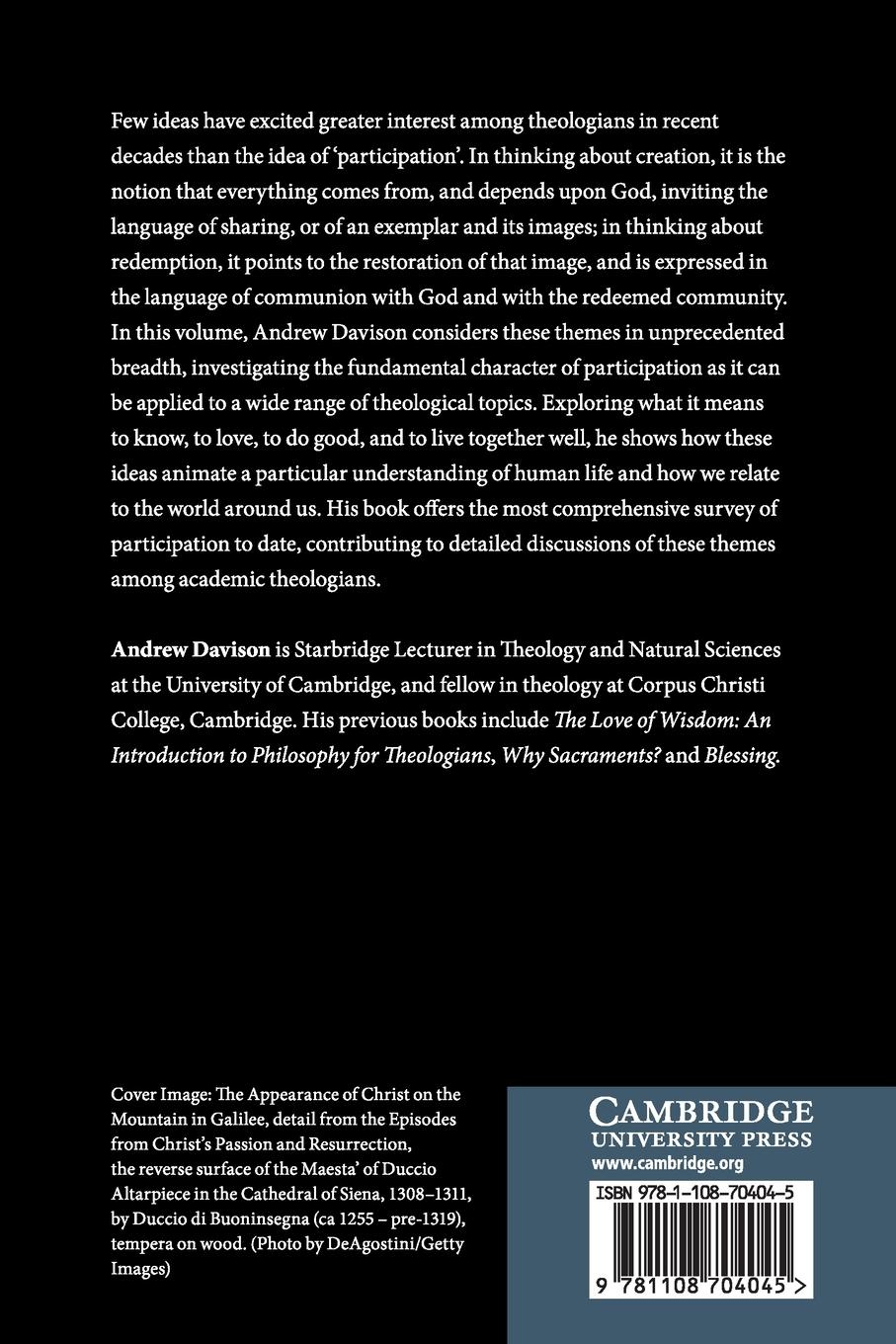 Rückseitencover Participation in God