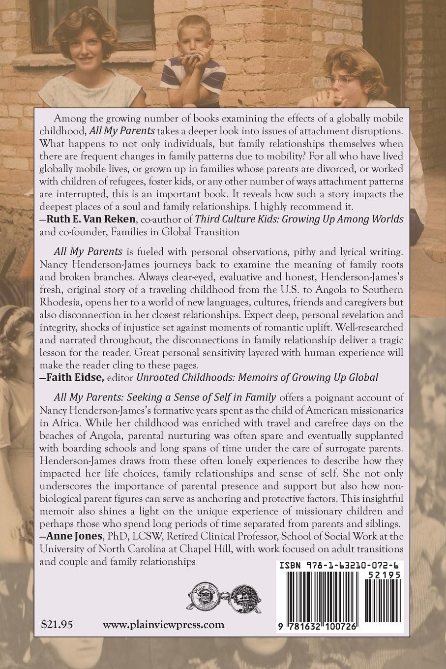 Rückseitencover All My Parents