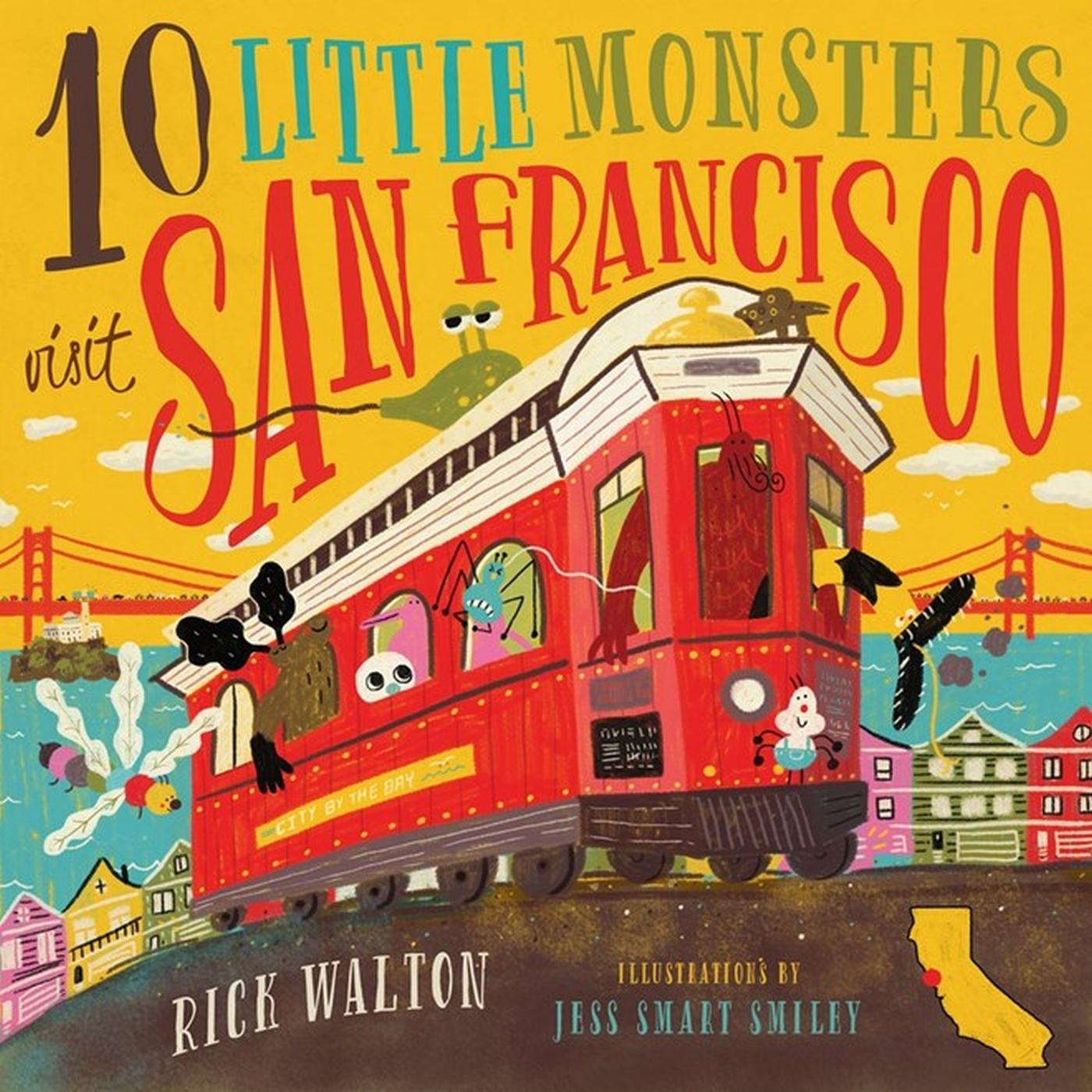 Vorderes Coverbild 10 Little Monsters Visit San Francisco, Second Edition