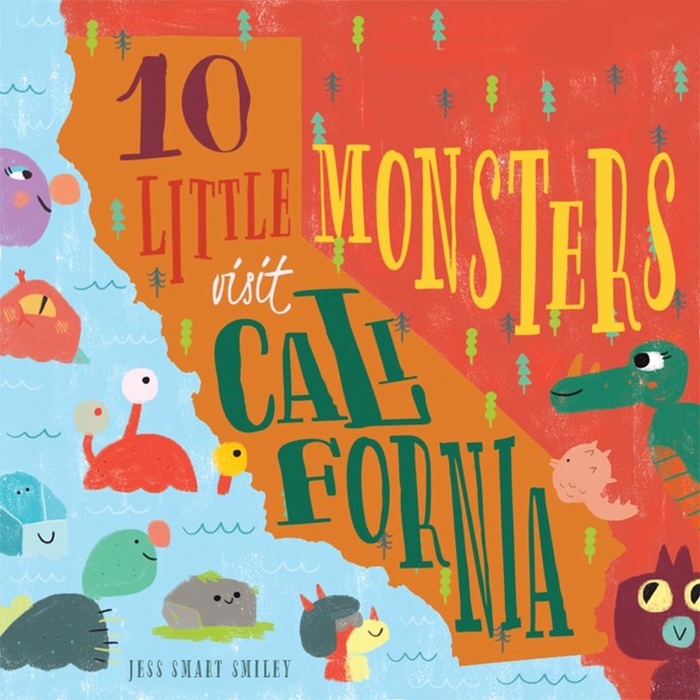 Vorderes Coverbild 10 Little Monsters Visit California, Second Edition