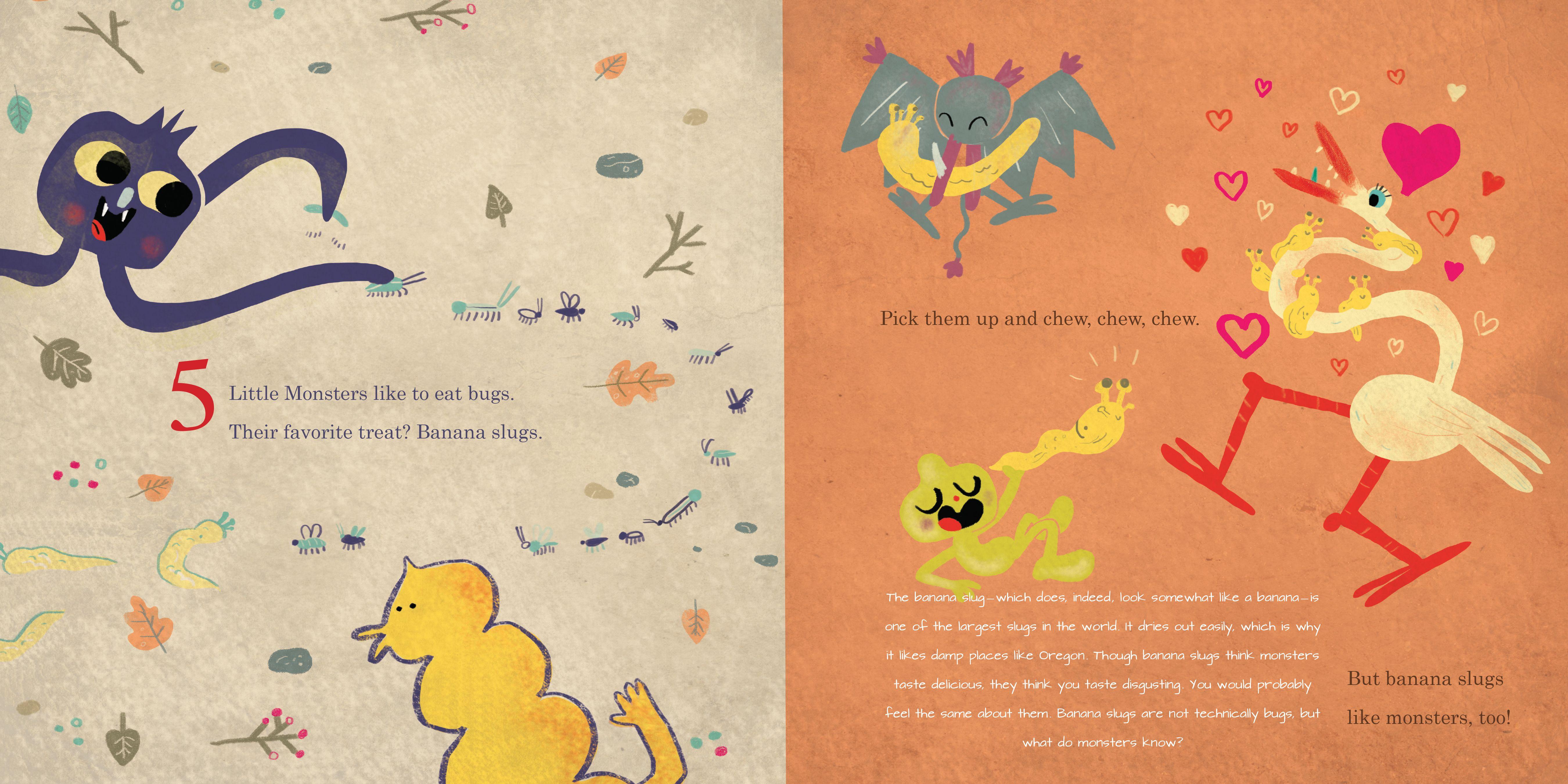 Beispielinhalt (Bild) 10 Little Monsters Visit Oregon, Second Edition