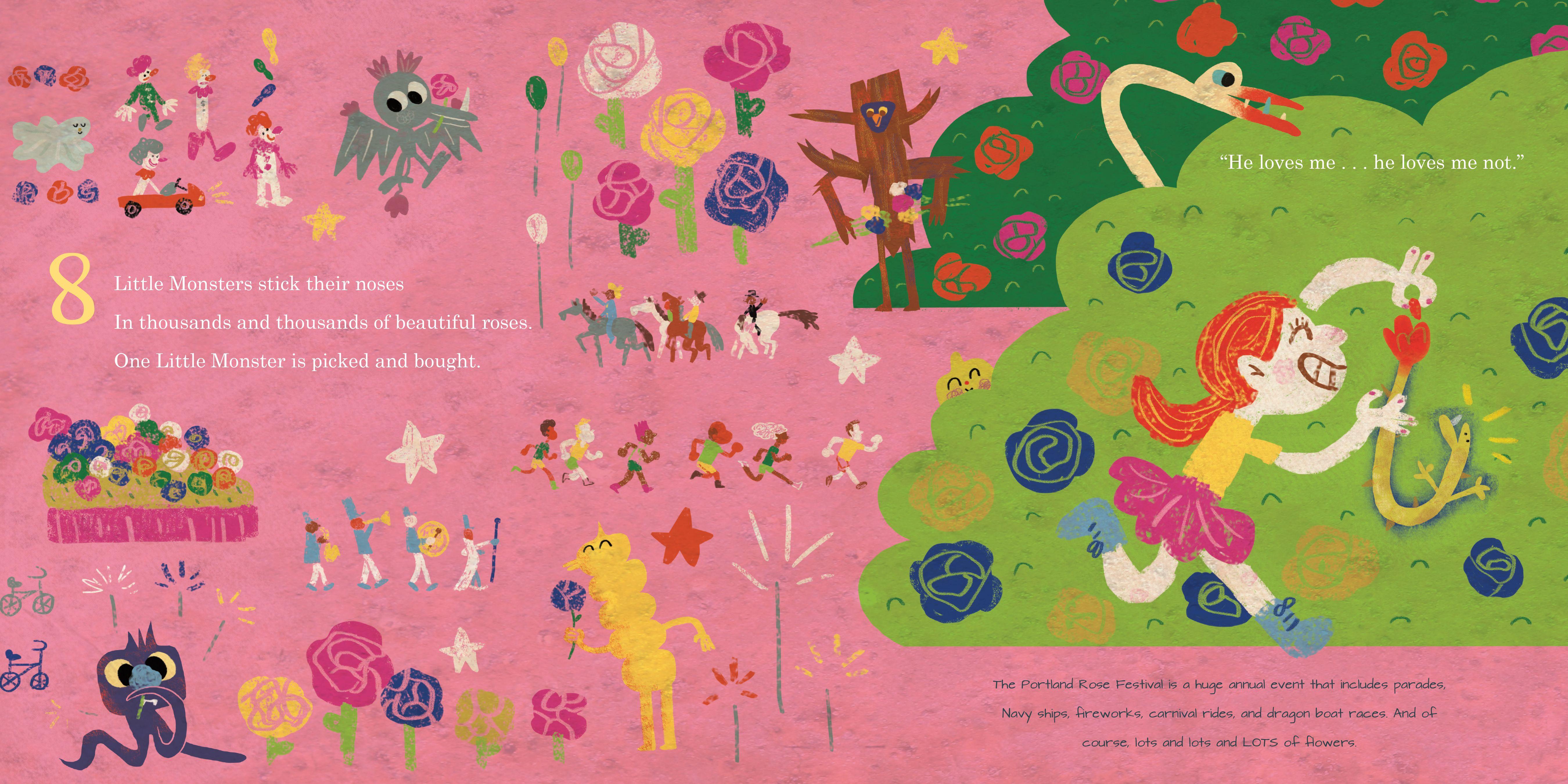 Beispielinhalt (Bild) 10 Little Monsters Visit Oregon, Second Edition