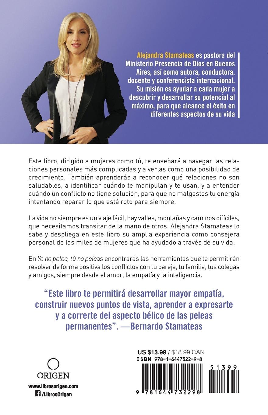 Rückseitencover Yo no peleo, t  no peleas