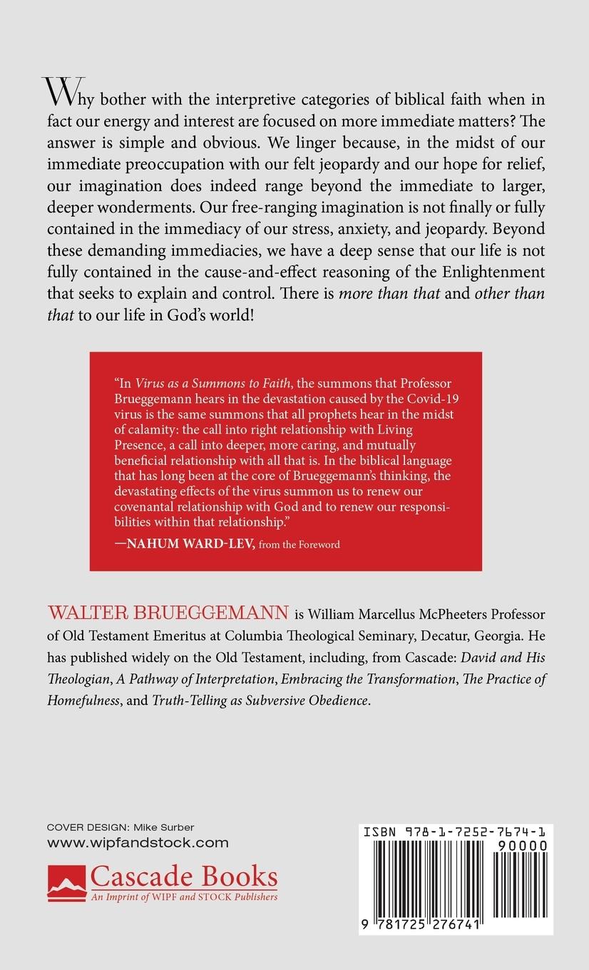 Rückseitencover Virus as a Summons to Faith