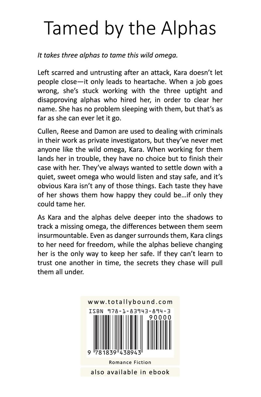 Rückseitencover Tamed by the Alphas