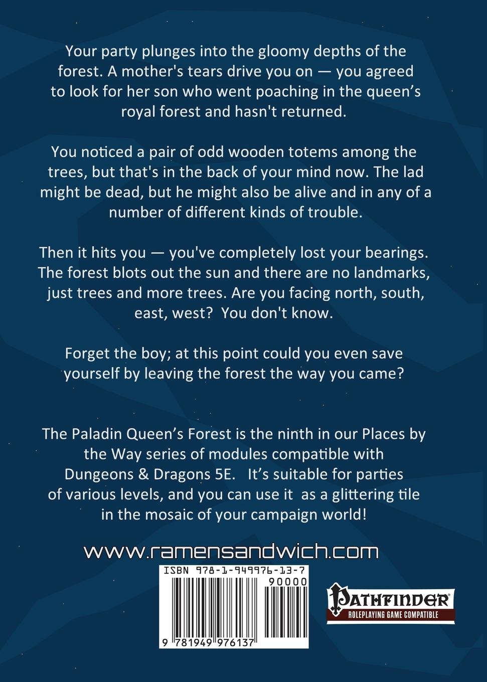 Rückseitencover Path to the Paladin Queen's Forest