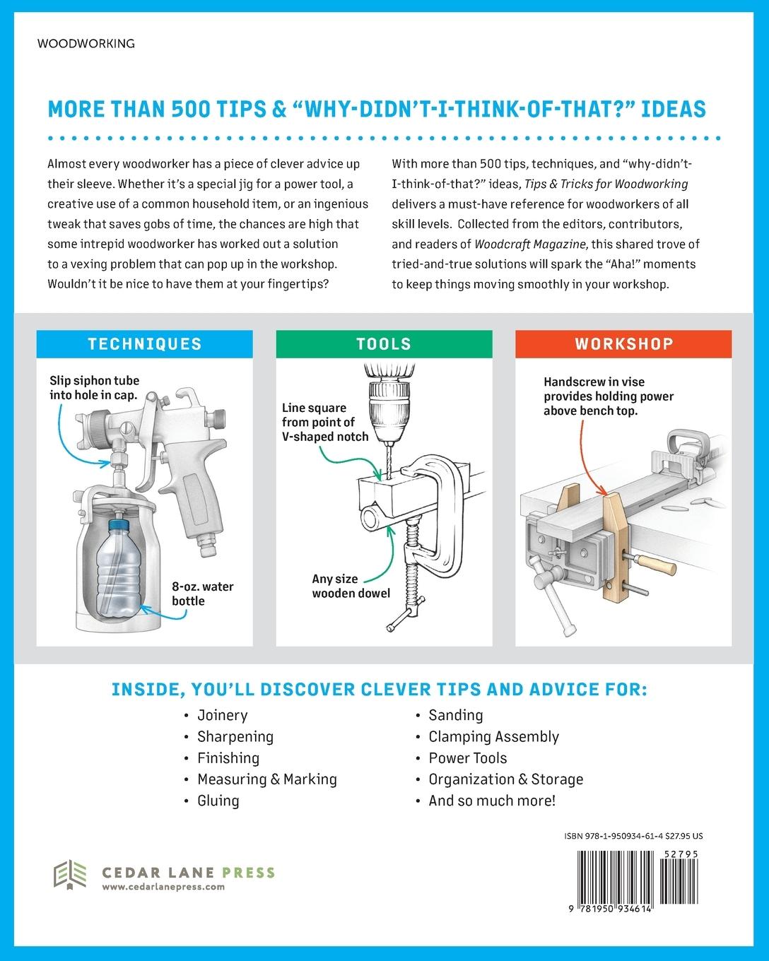 Rückseitencover Tips & Tricks for Woodworking