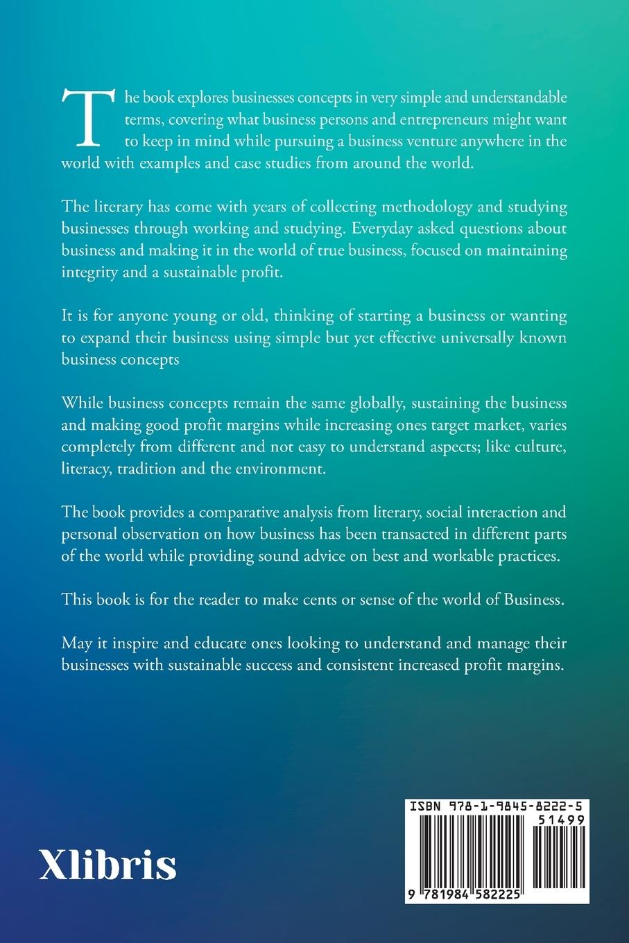 Rückseitencover Business Cents/Sense