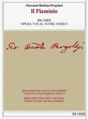 Vorderes Coverbild Il Flaminio Vocal Score Based on the Critical Edition by Ivano Bettin