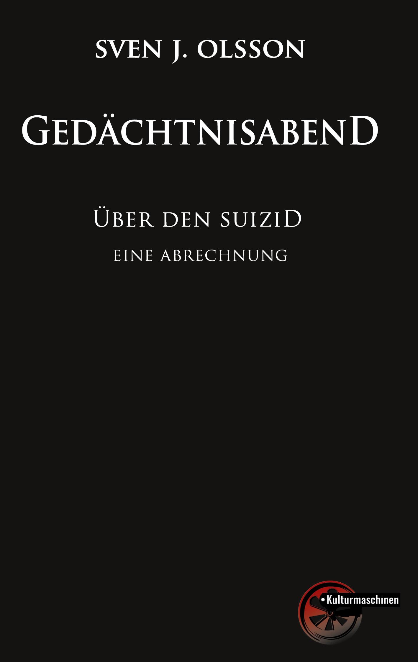 Vorderes Coverbild Gedächtnisabend
