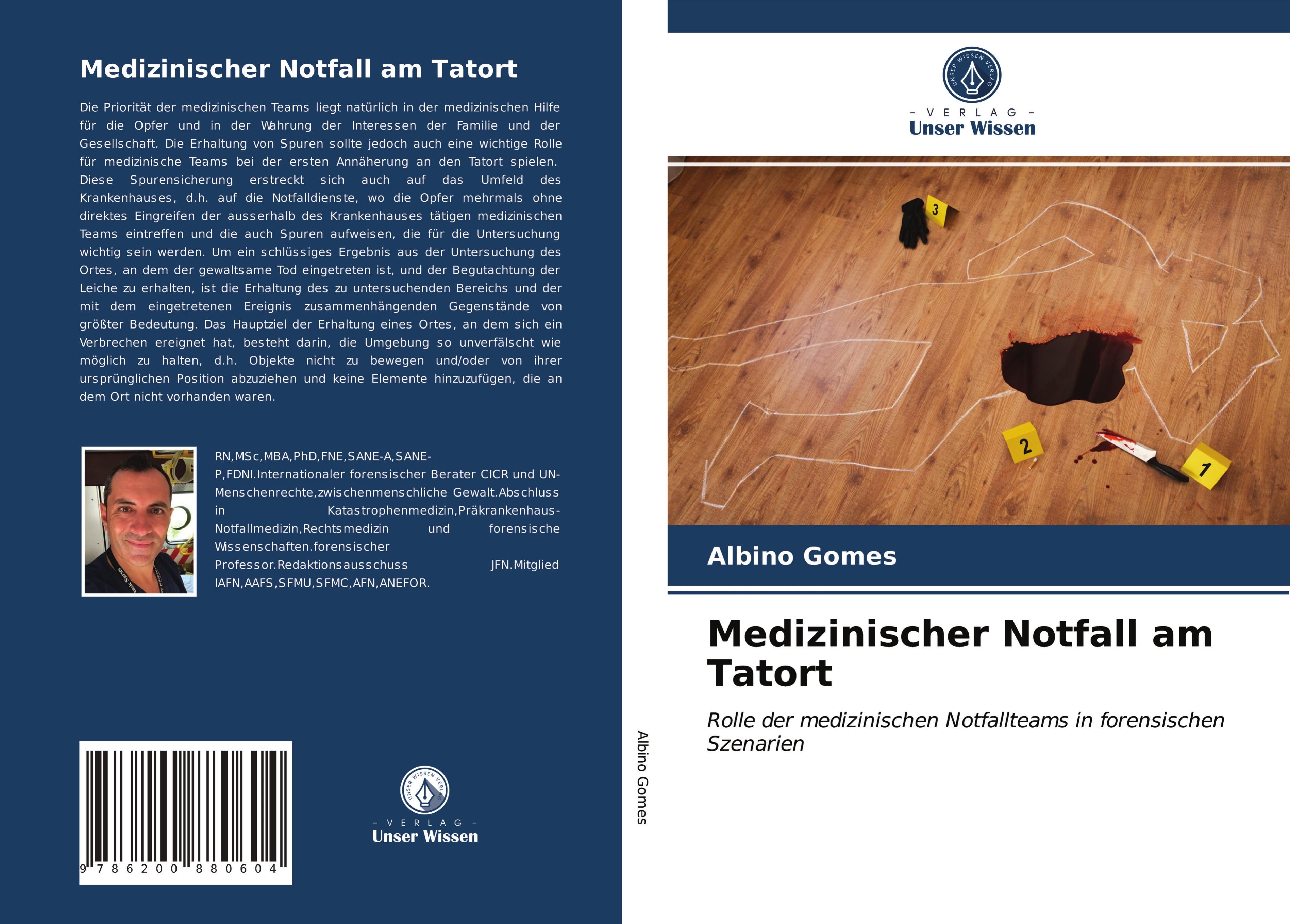 Vorderes Coverbild Medizinischer Notfall am Tatort