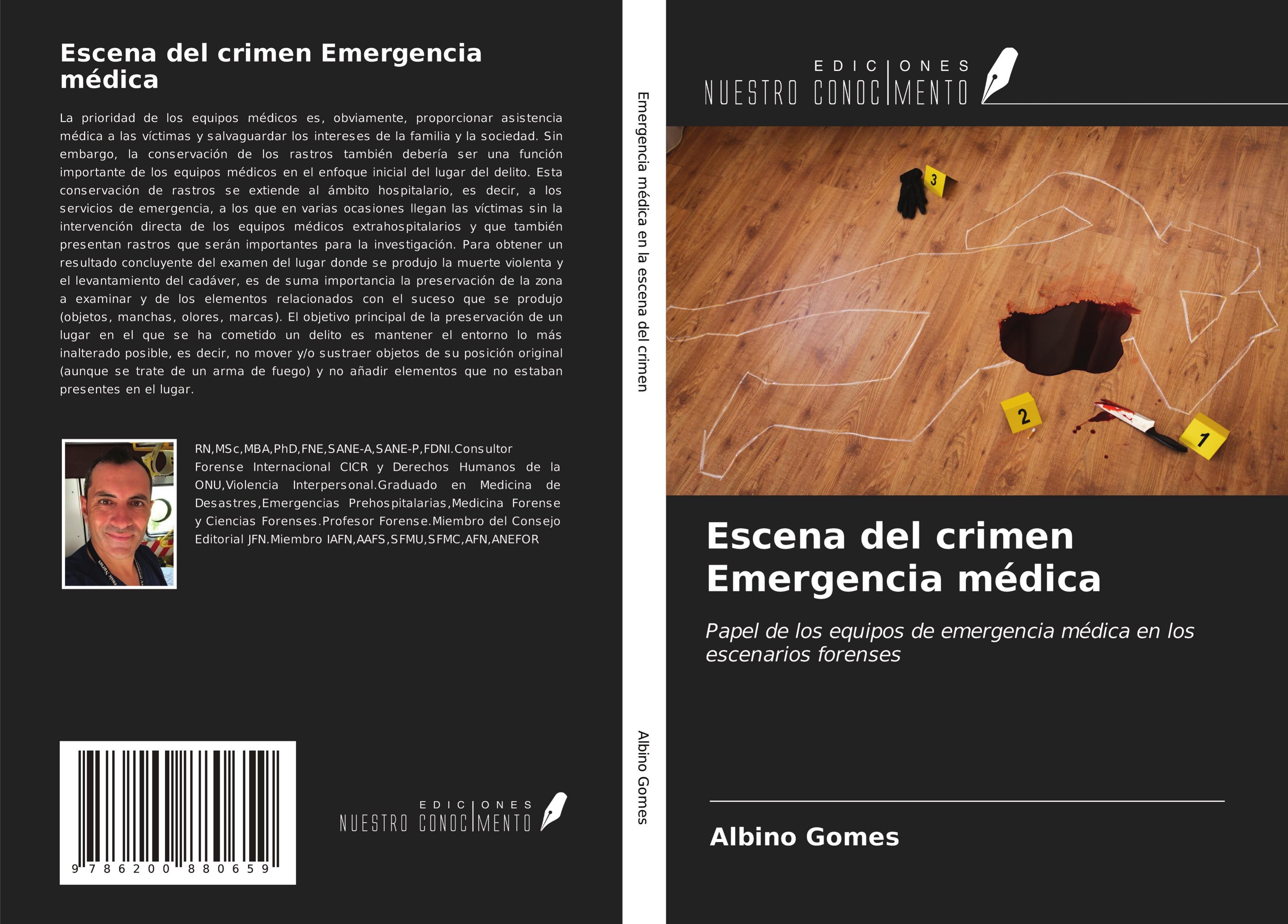 Vorderes Coverbild Escena del crimen Emergencia médica