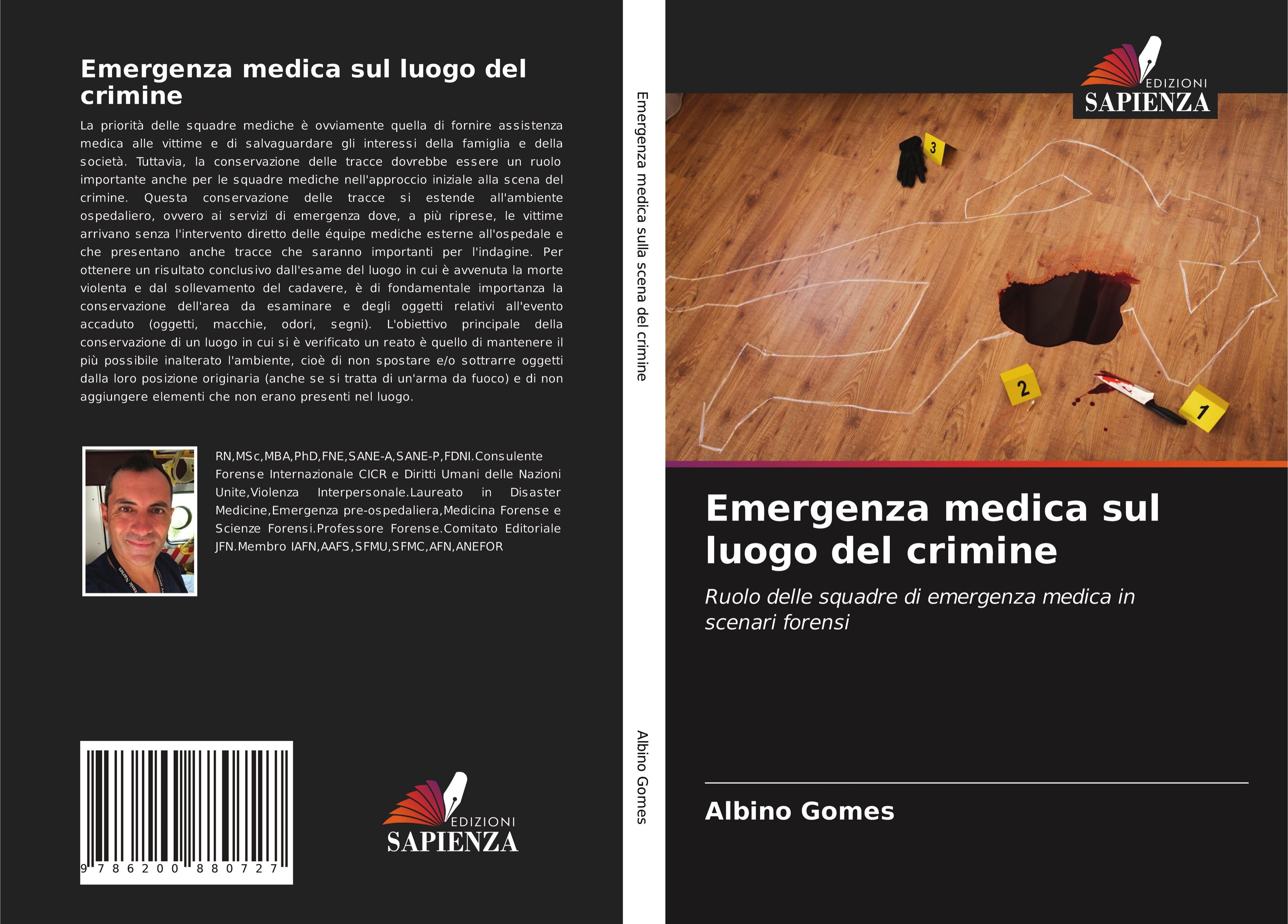 Vorderes Coverbild Emergenza medica sul luogo del crimine