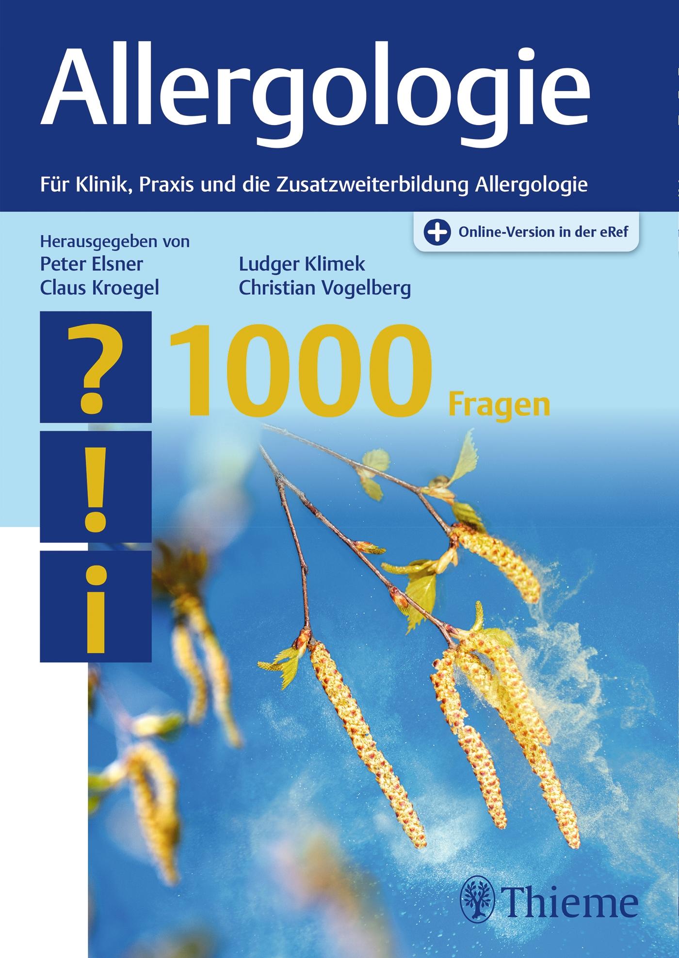 Vorderes Coverbild Allergologie - 1000 Fragen