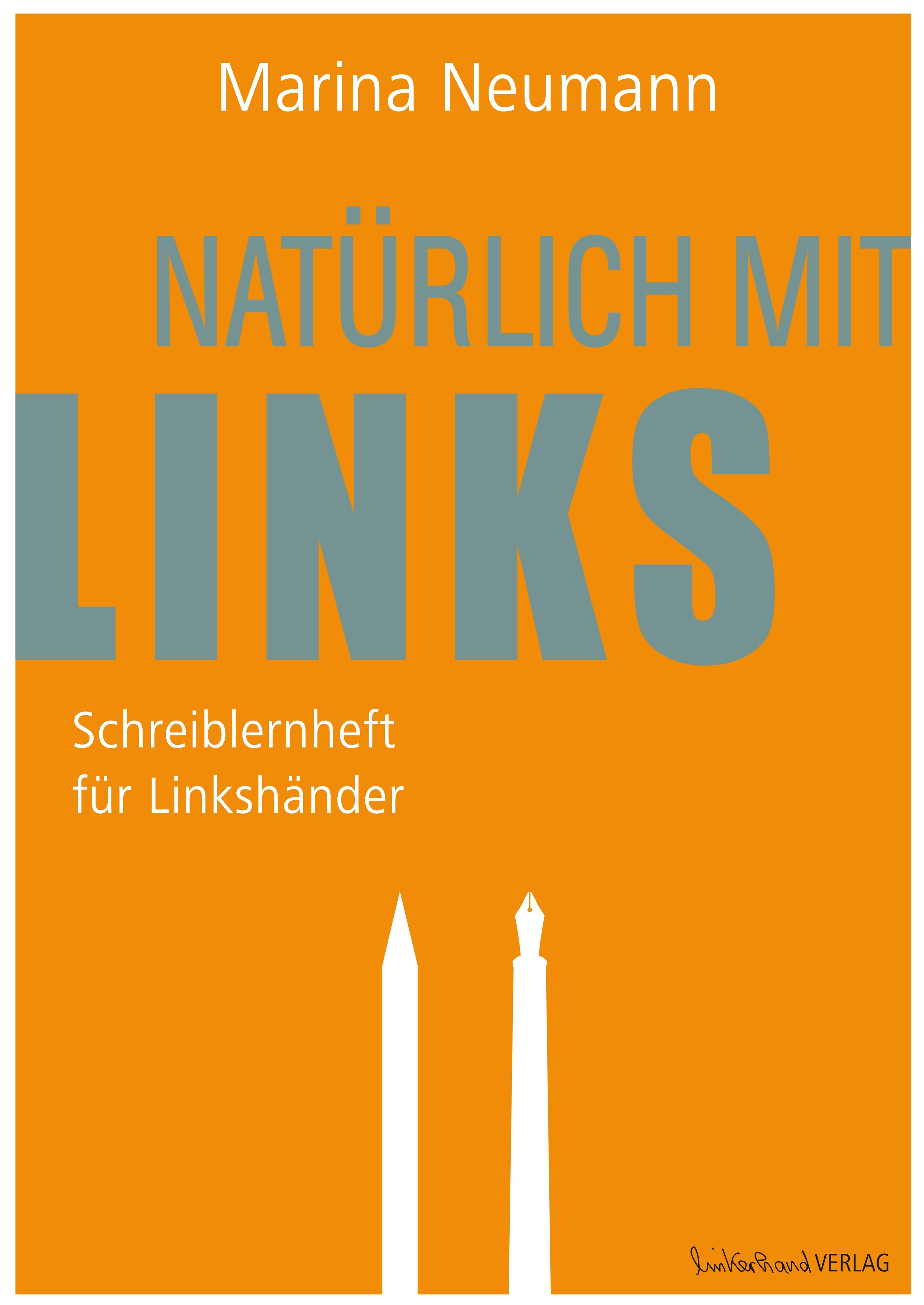 Vorderes Coverbild Natürlich mit links - Schreiblernheft für Linkshänder