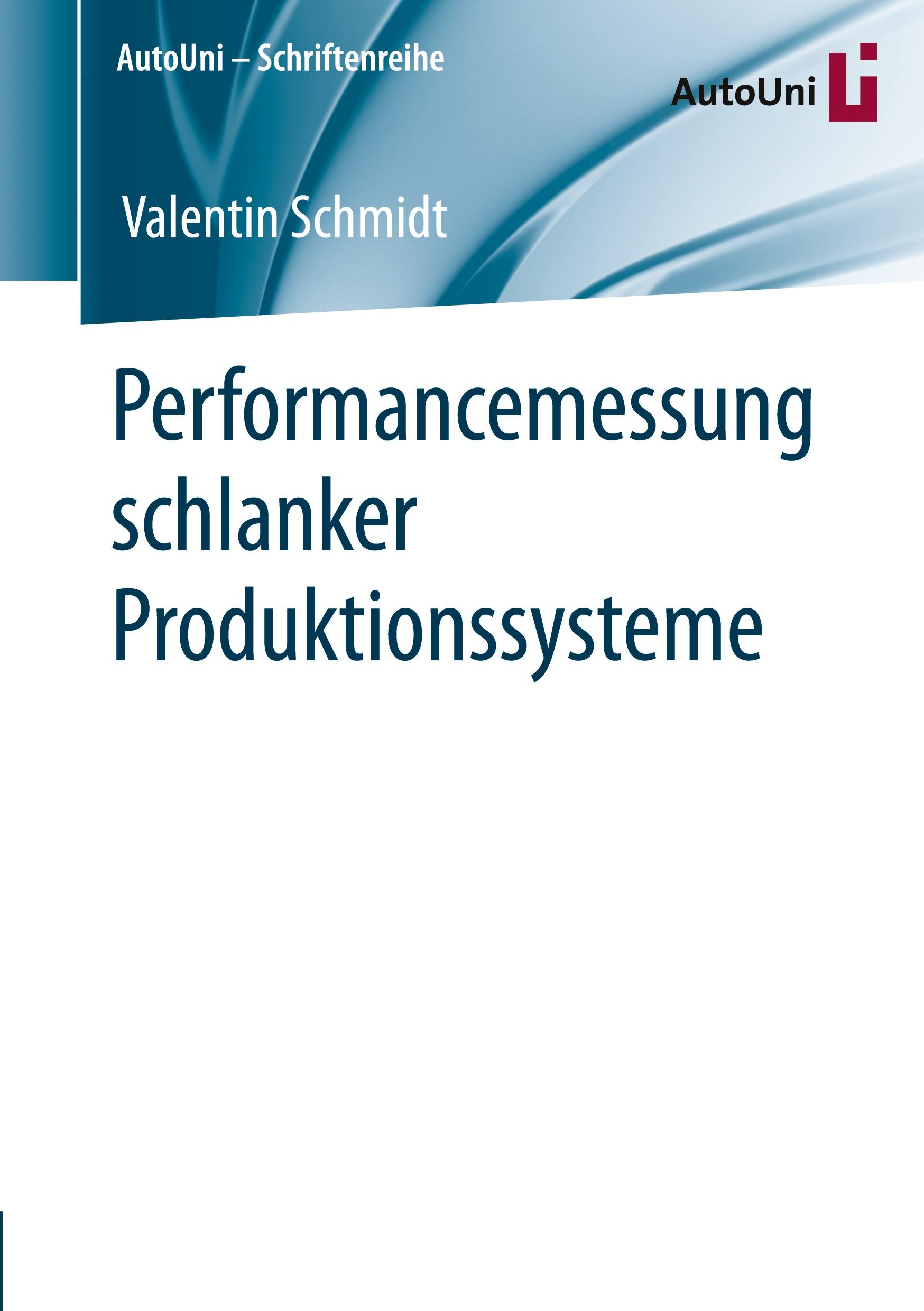 Vorderes Coverbild Performancemessung schlanker Produktionssysteme
