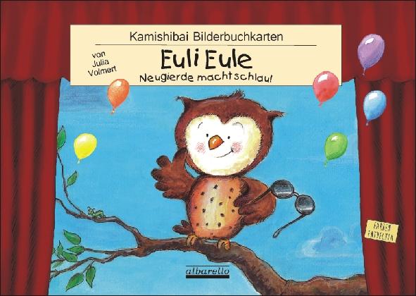 Vorderes Coverbild Euli Eule - 12 Bilderbuchkarten fürs Kamishibai im DIN A3 Format!