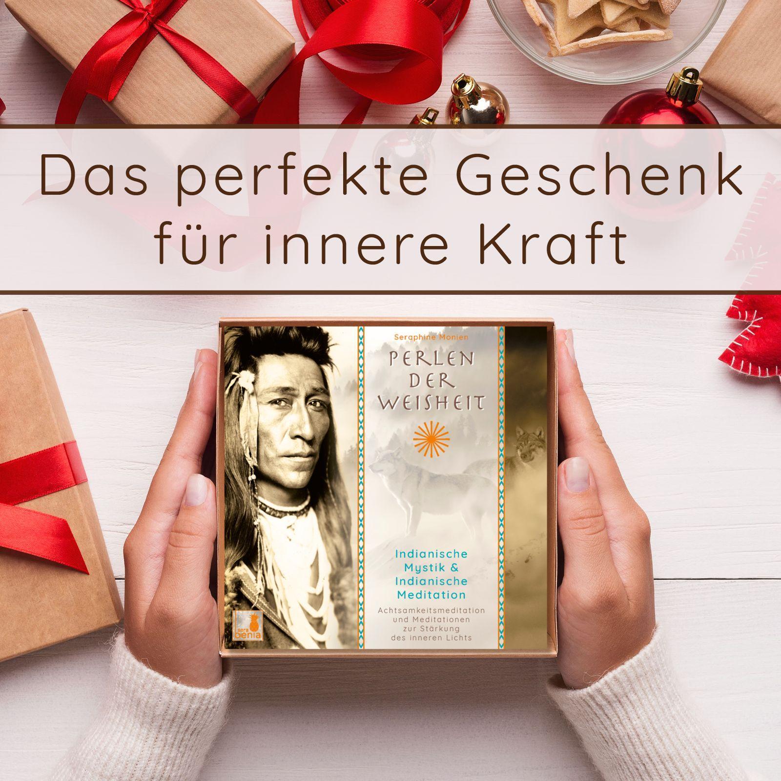 Beispielinhalt (Bild) Perlen der Weisheit, Indianische Mystik {Indianer Meditation CD, Indianische Weisheiten, Morgen-Meditation, Die zwei Wölfe}