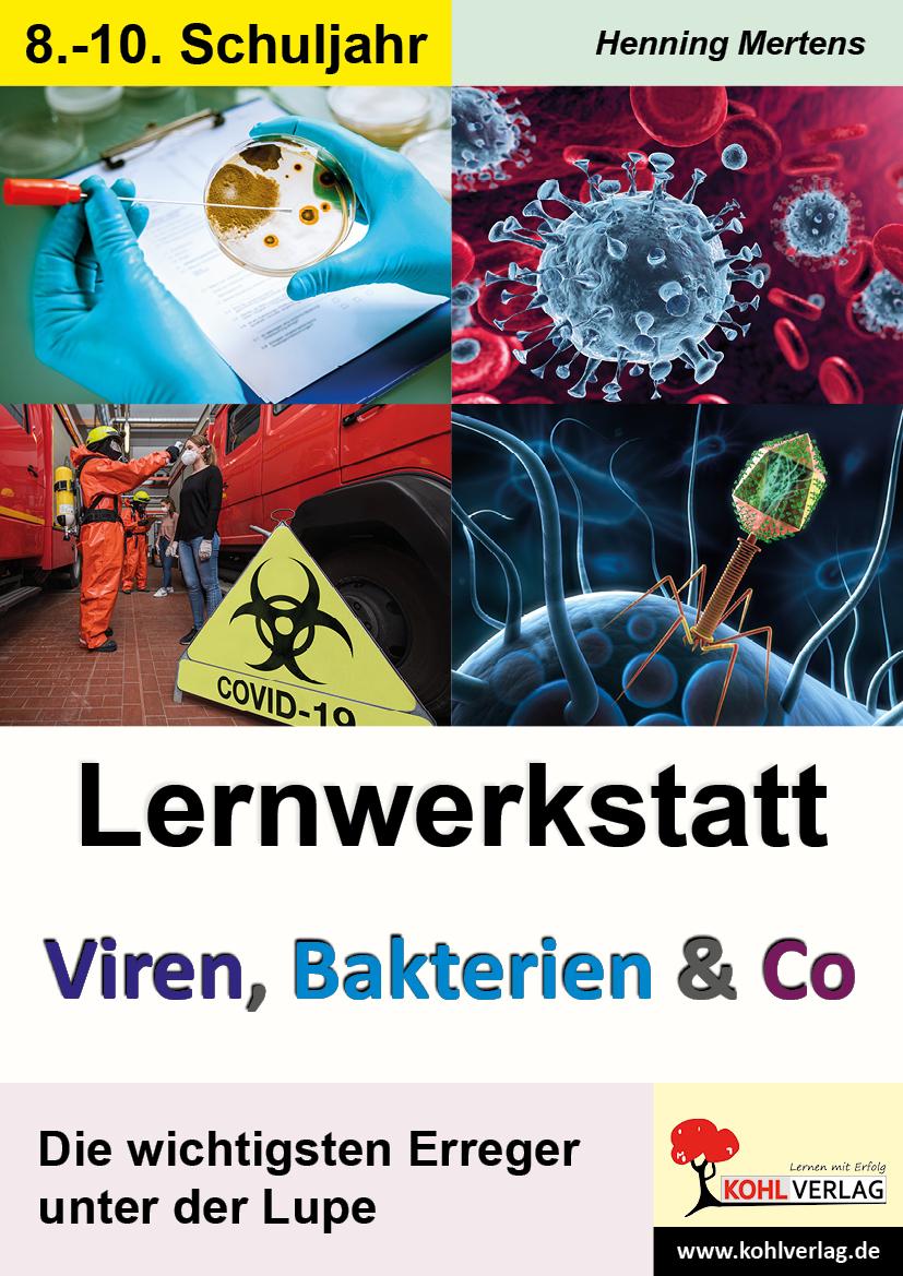 Vorderes Coverbild Lernwerkstatt Viren, Bakterien & Co