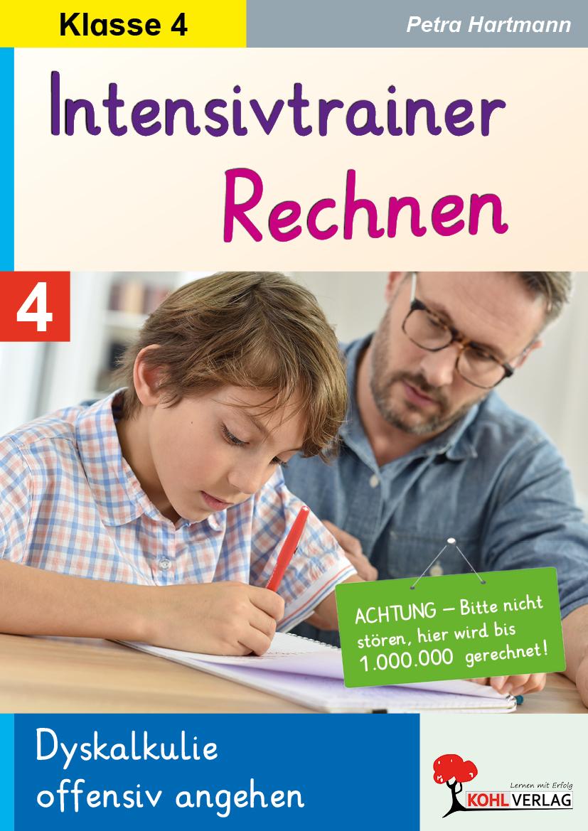 Vorderes Coverbild Intensivtrainer Rechnen / Klasse 4