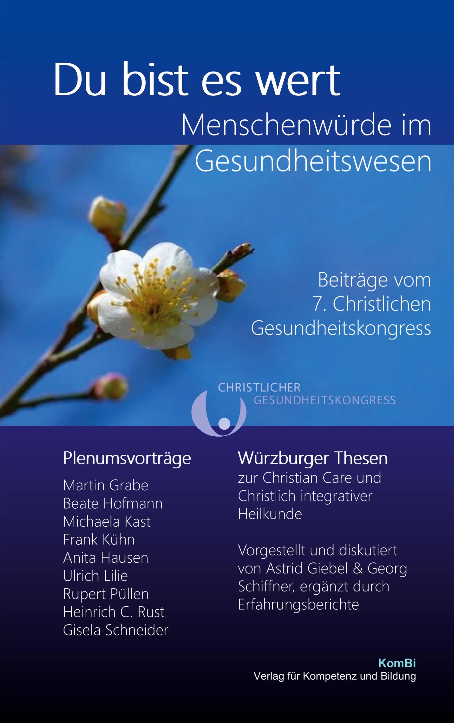 Vorderes Coverbild Du bist es wert