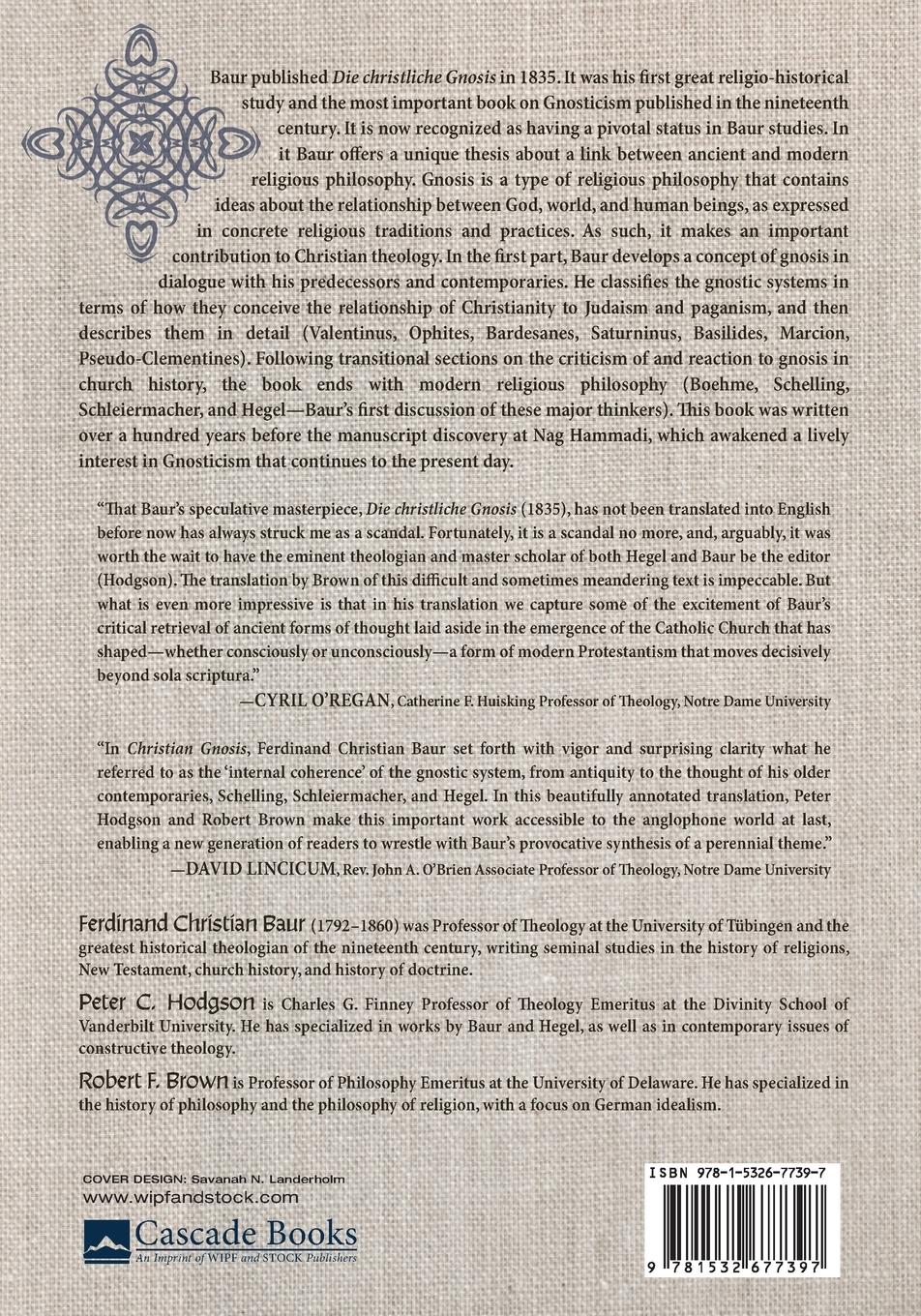 Rückseitencover Christian Gnosis