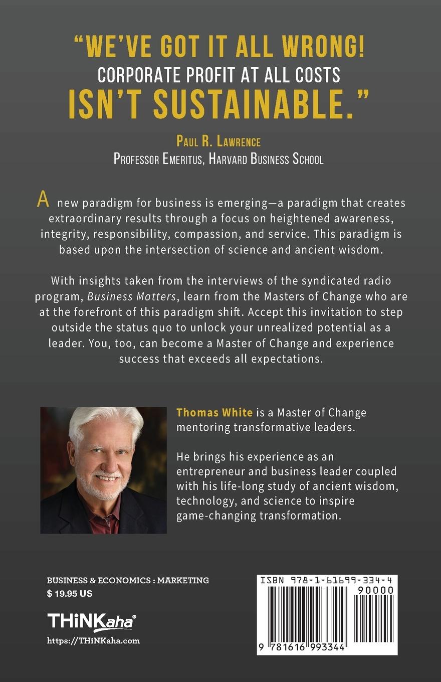 Rückseitencover Transformational Leadership: 8 Paradigm-Shifting Interviews from Business Matters