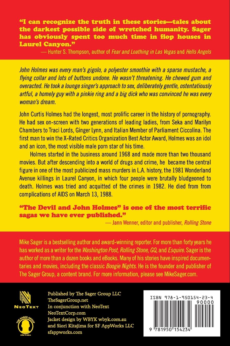 Rückseitencover The Devil and John Holmes