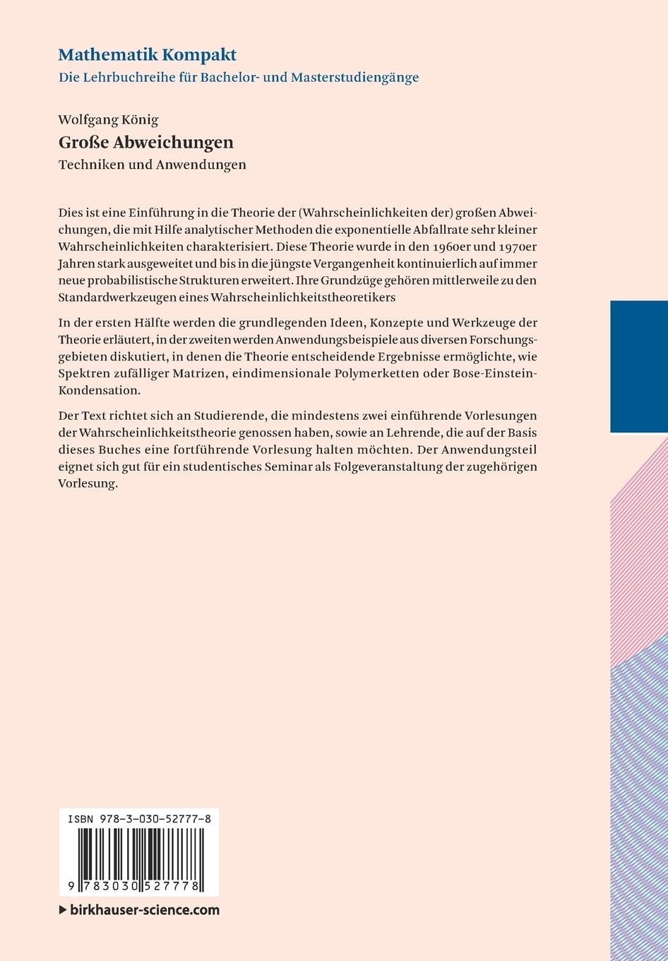 Rückseitencover Große Abweichungen